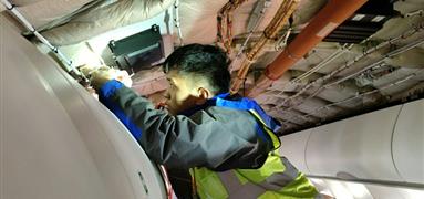 成都富凱為紅土航空完成首架A320飛機(jī)機(jī)上客艙局域網(wǎng)系統(tǒng)加裝
